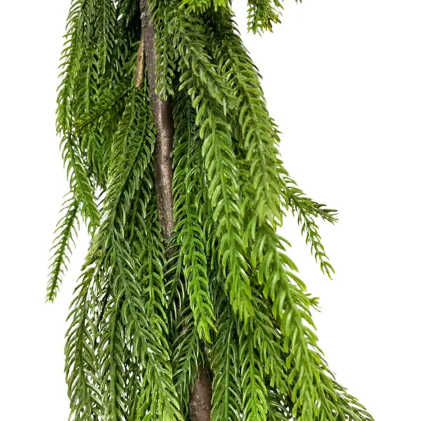 Real Touch Norfolk Pine Christmas Garland 108"